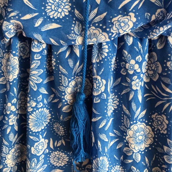 Lily Rose Blue Tassel Dress, NWT, Size L - Picture 7 of 16
